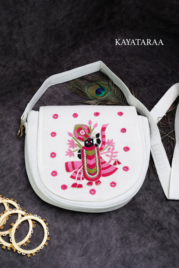 Shrinathji Saddle Sling Purse