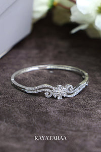 Silver Floral Vine Bracelet