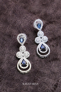 Royal Sapphire Drop Necklace Set