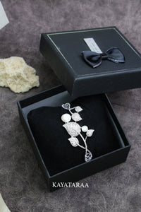 Pearl Rose Vine Bracelet