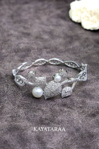 Pearl Rose Vine Bracelet