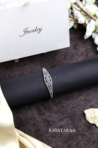 Marquise Leaf Pavé Bracelet