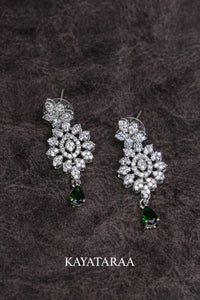 Emerald Drop Marquise Necklace Set