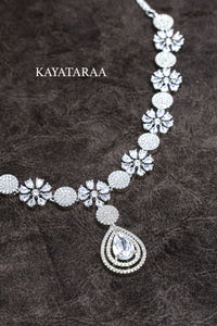 Pavé Bloom Teardrop Earrings