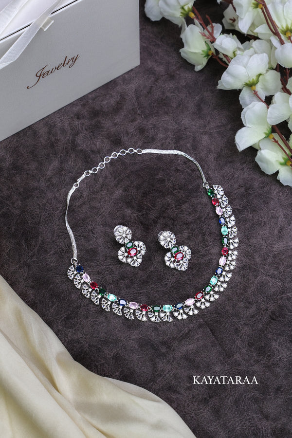 Ruby Emerald Polki Earrings