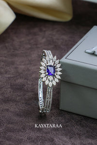 Sapphire Oval Burst Bracelet