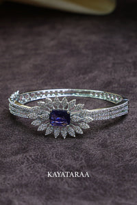 Sapphire Oval Burst Bracelet