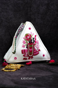Shrinathji Pichwai Triangle Sling