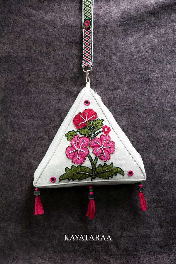 Hibiscus Bloom Triangle Sling