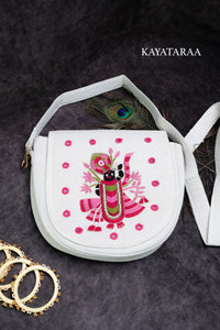 Shrinathji Saddle Sling Purse