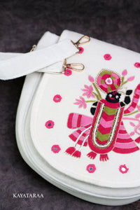 Shrinathji Saddle Sling Purse