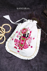Shrinathji Embroidered Potli